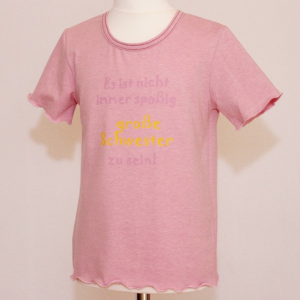 Hoeckchen T-Shirt große Schwester Größe 122